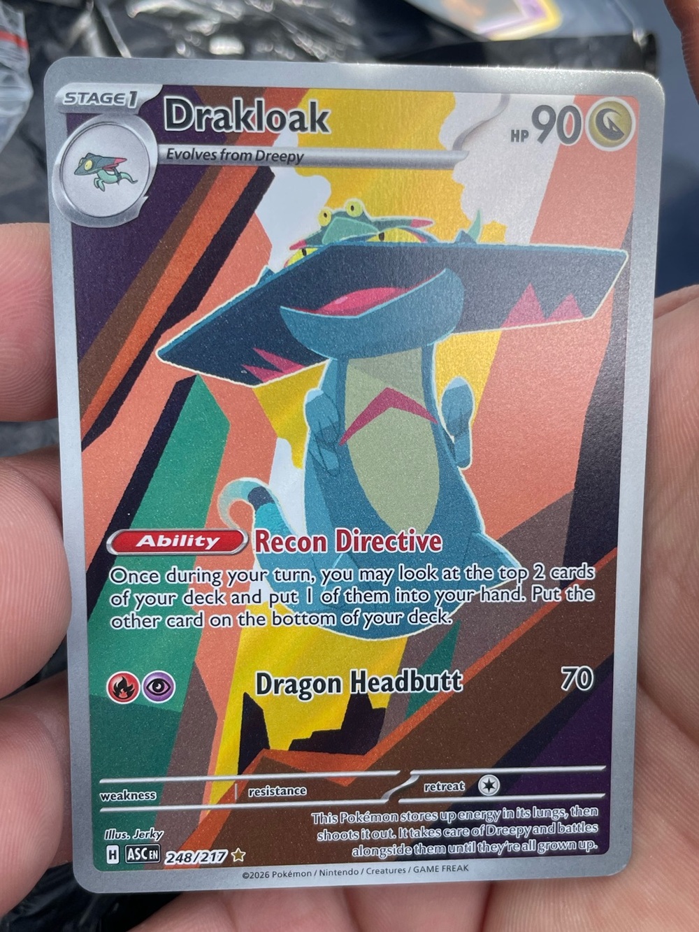 Drakloak Rare 248 Card
